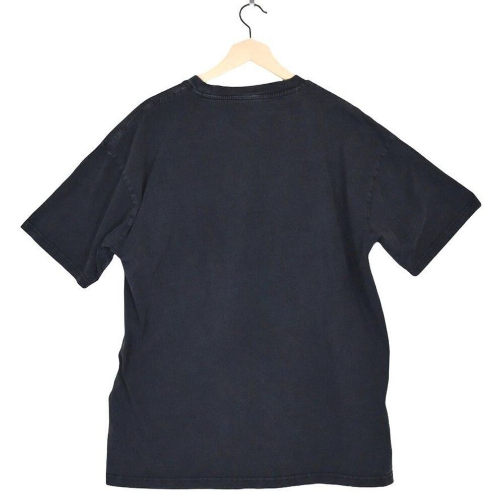 Converse Oversized Faded Black on Black Graphic Tee Streetwear Vintage Style L - Picture 3 of 7
